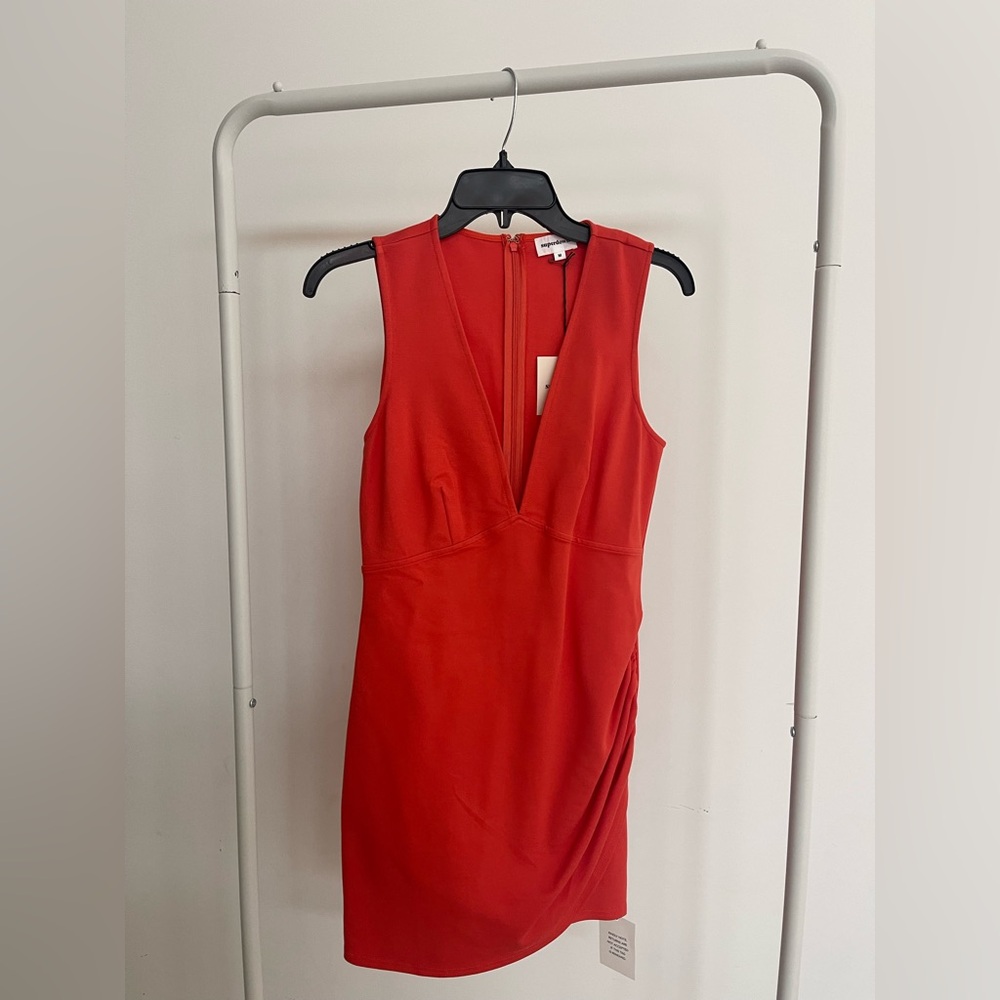 Superdown Fiery Red Mini Dress